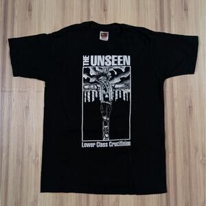 The Unseen Lower Class Crucifixion 1998 Band T-shirt Original size Medium